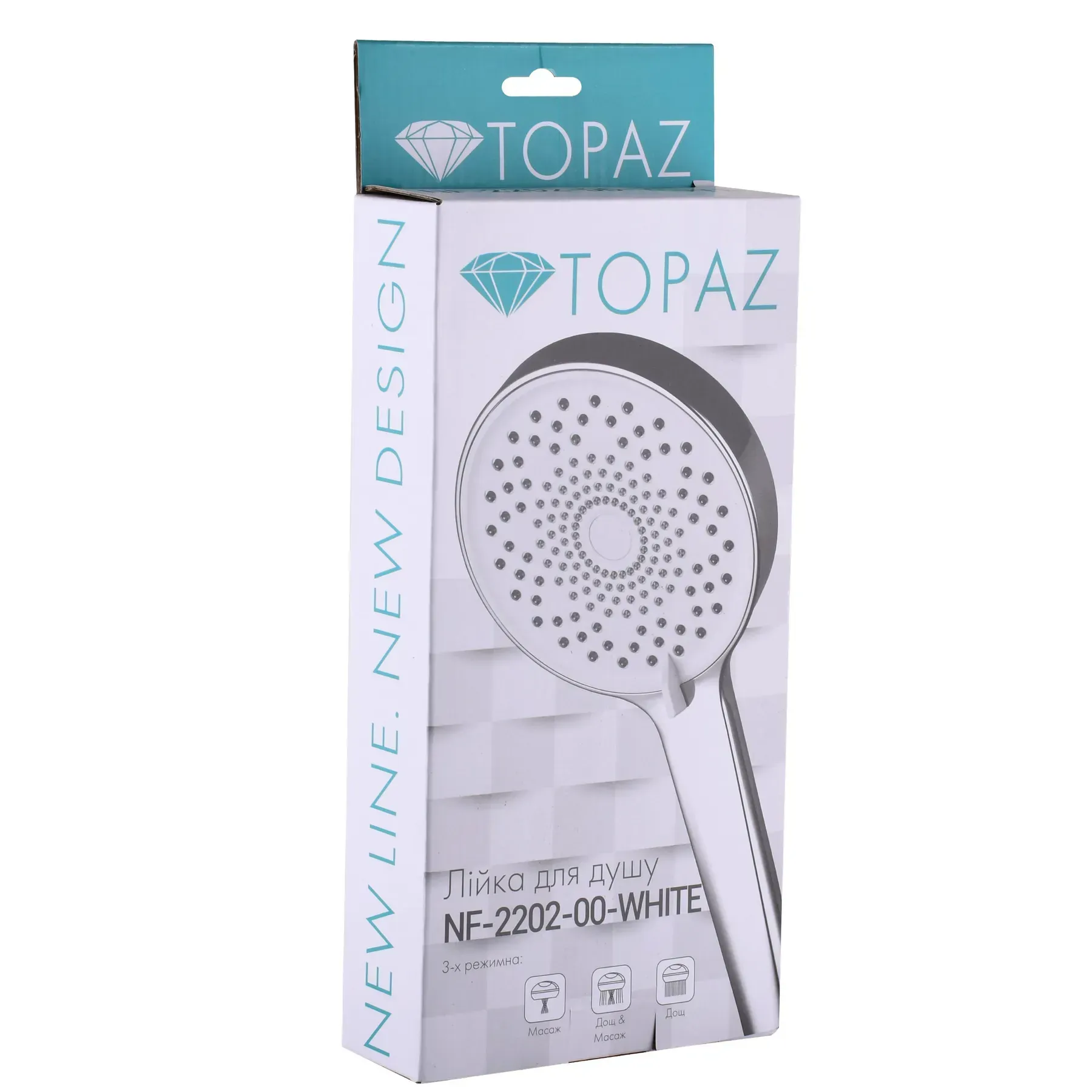 Душова лійка Topaz NF-2202-00-WHITE - мініатюра 4