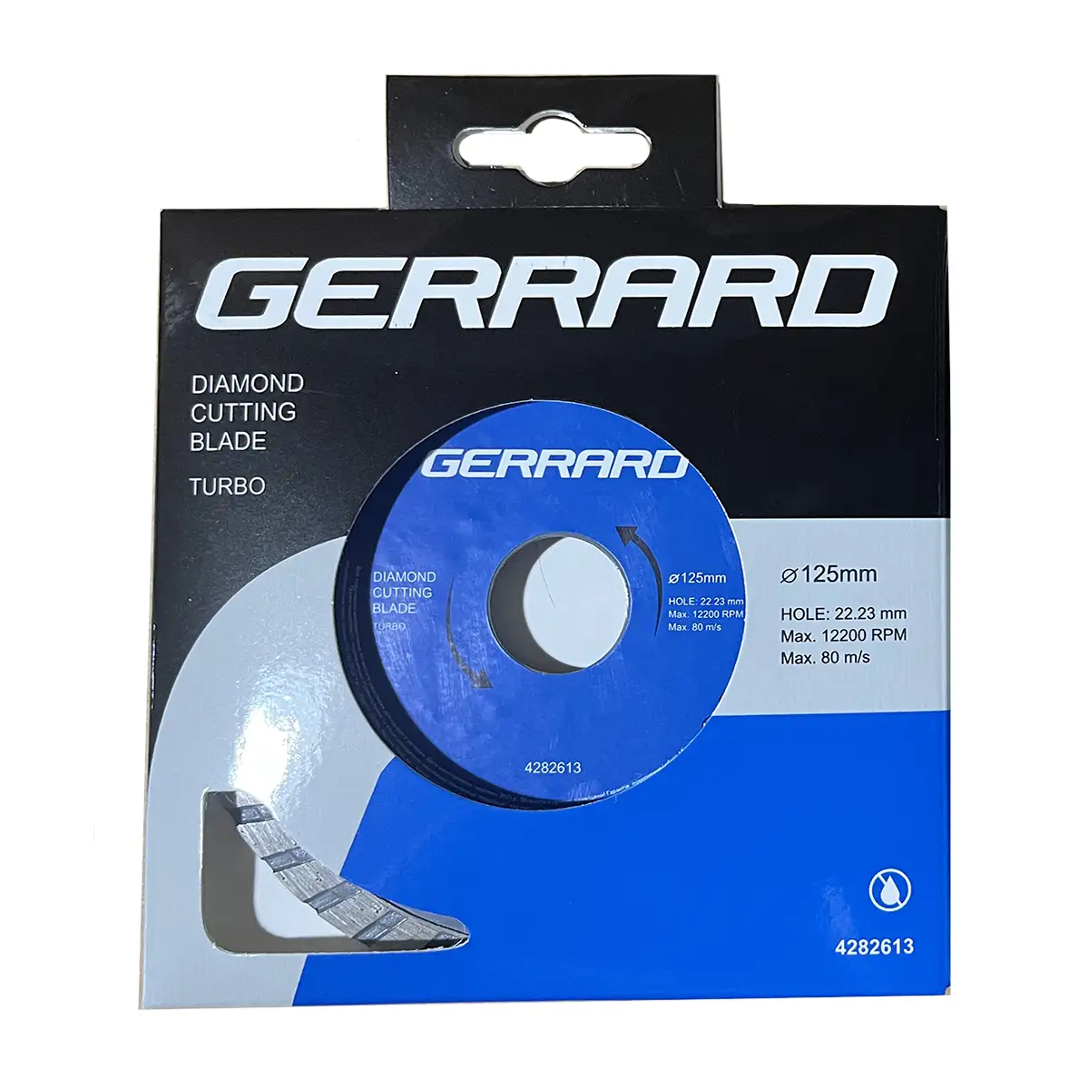 Диск алмазний по бетону Turbo - 125x22.23мм (GERRARD) - мініатюра 3