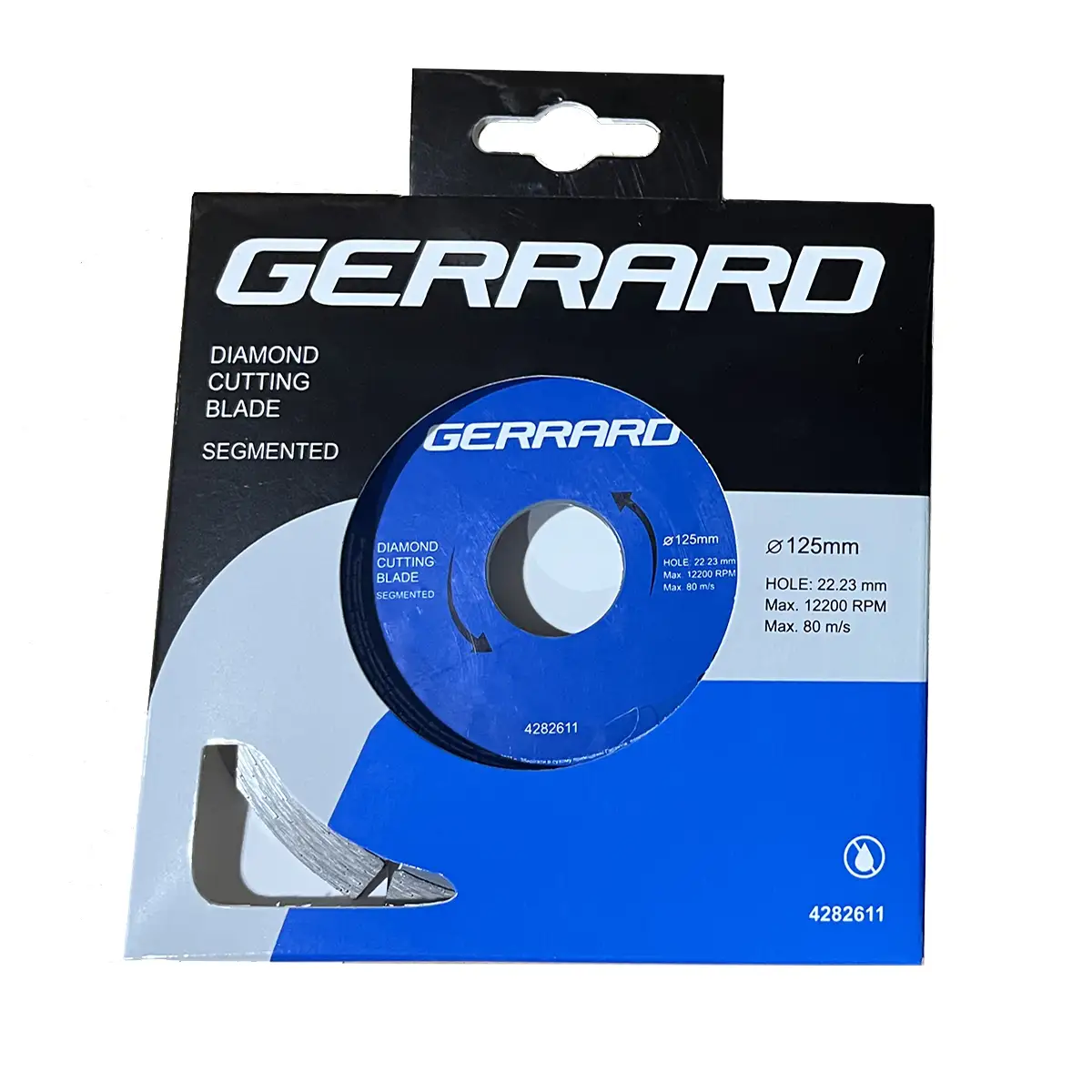 Диск алмазний по бетону Segmented - 125x22.23мм (GERRARD) - мініатюра 3